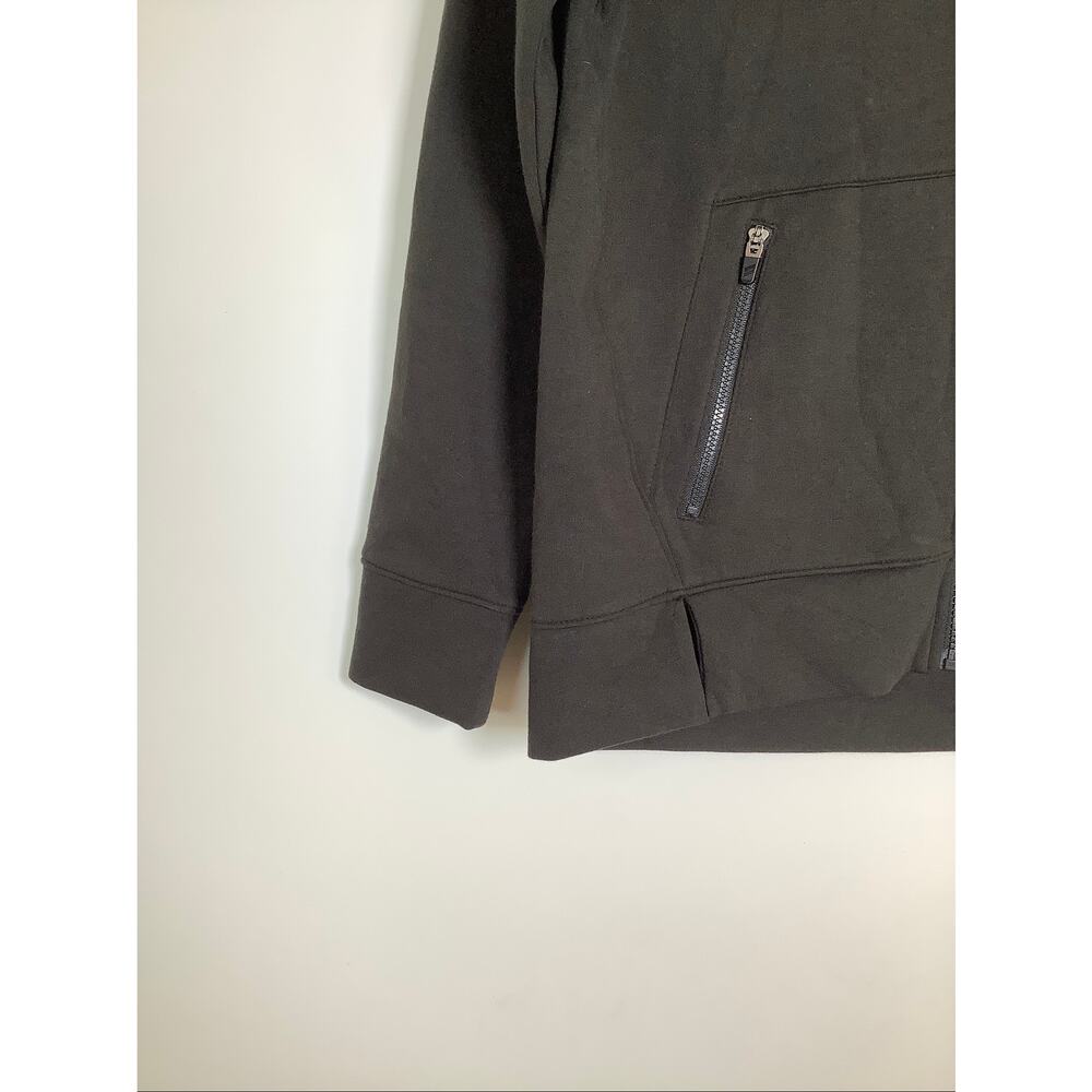 DSG Girls Large Black Sport Fleece Full Zip Hoodie Jacket Streetwear G3-3 - Picture 3 of 7